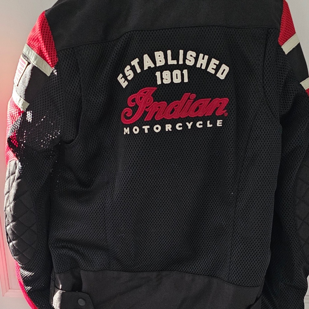 Indian Women's Sm Motorcycle Riding Jacket - Picture 7 of 9